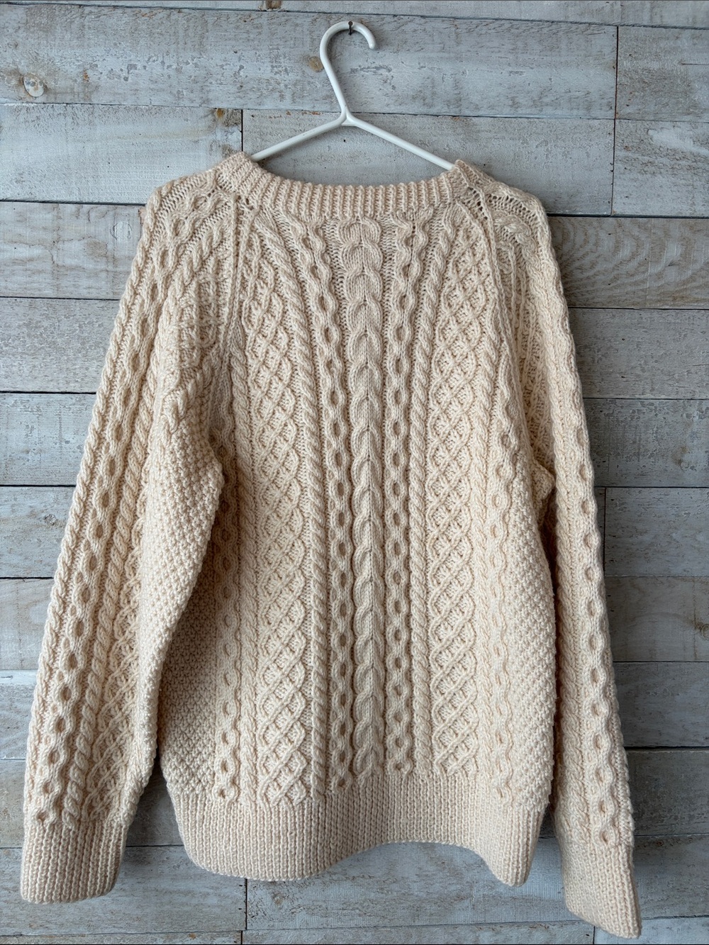 Traditional Fisherman Knit Sweater– A Story Told in Stitches - Picture 3 of 9